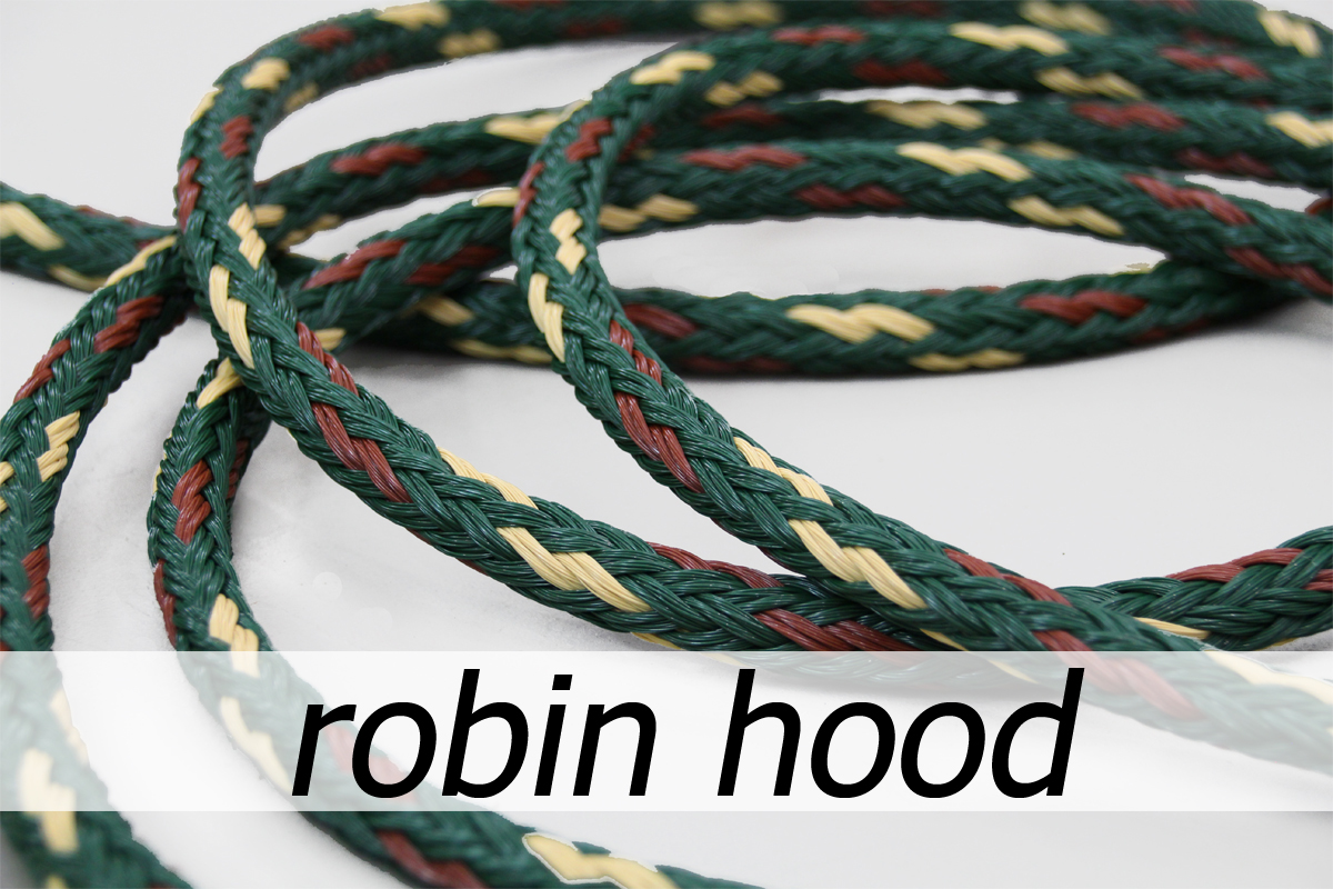 Air rope (Hohlgeflecht) mehrfarbig - Robin hood