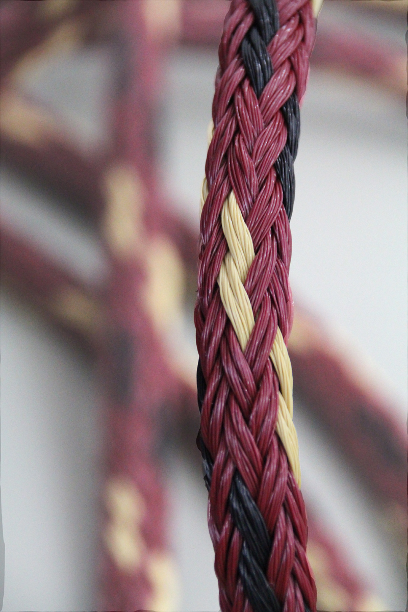 Air rope (Hohlgeflecht) mehrfarbig - Studentenfutter