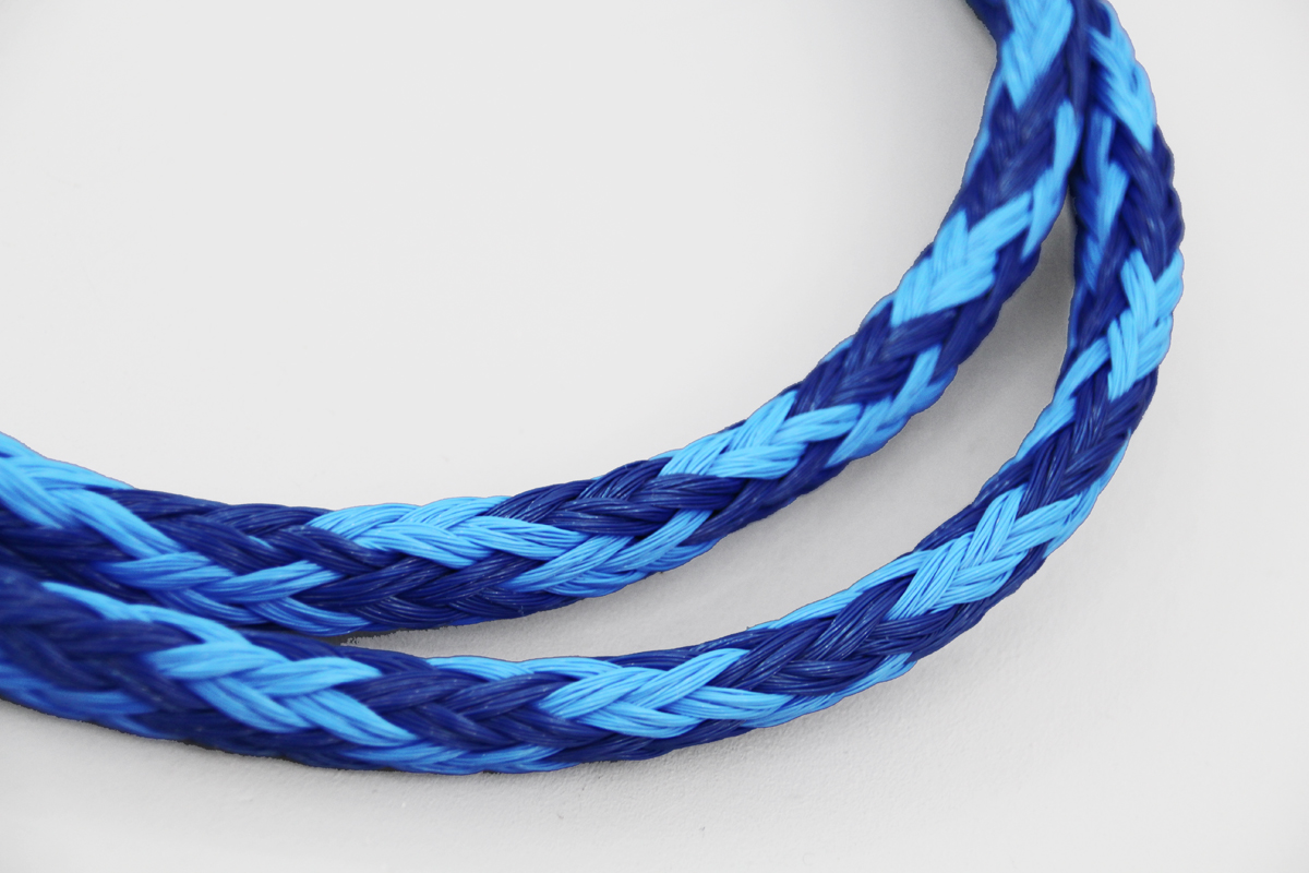 Air rope (Hohlgeflecht) mehrfarbig - Ocean blue