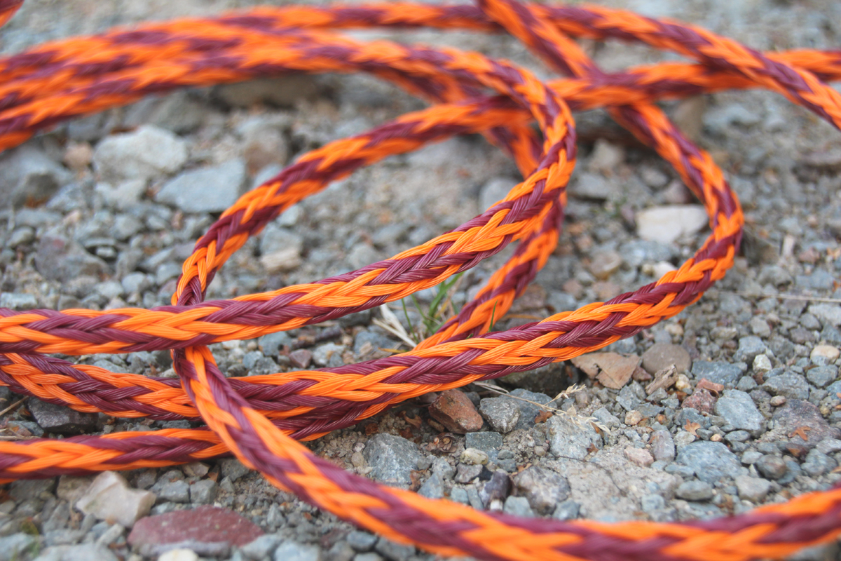 Air rope (Hohlgeflecht) mehrfarbig - Indian summer